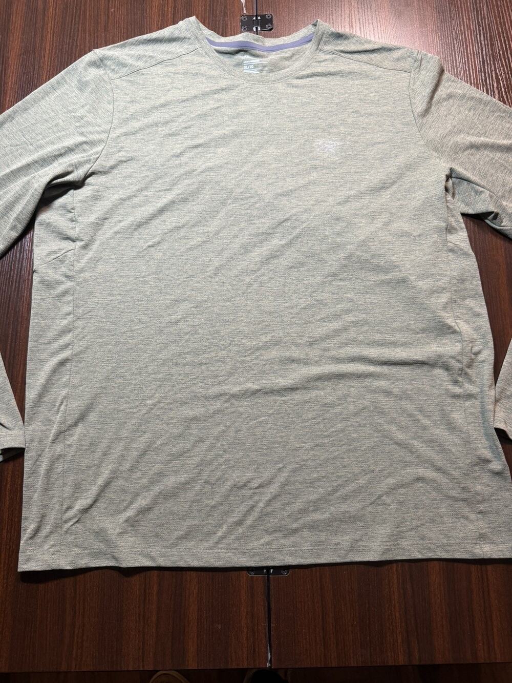 Arc'teryx Cormac Crew Shirt XLargeGreen Long Sleeve Minimalist Gorpcore Outdoors